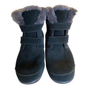 NWOB women’s orthofeet florence boots in black, sz 8 ***extra wide (2E)***